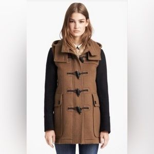 BURBERRY BRIT wool Duffle Toggle Jacket